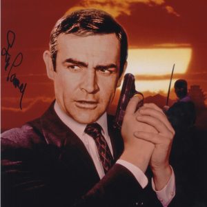 sean connery signed 007 james bond photo with beckett authentication