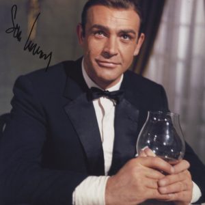 sean connery signed 007 james bond 12x16 photo with beckett authentication