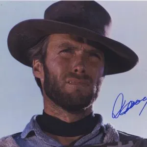 clint eastwood signed 11x4 photograph beckett