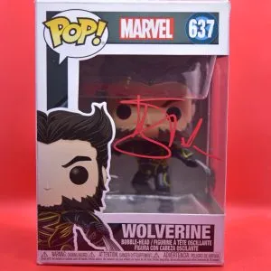 hugh jackman wolverine, x-men signed pop funko