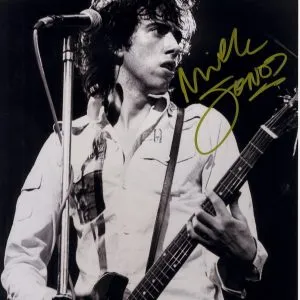 mick jones the clash signed 11x14 photo shanks autographs