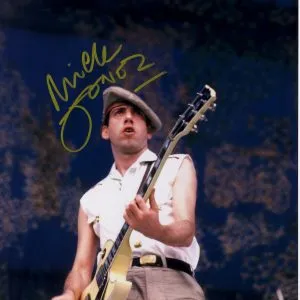 mick jones the clash signed 11x14 photo shanks autographs