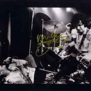mick jones the clash signed 11x14 photo shanks autographs