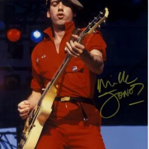 mick jones the clash signed 11x14 photo shanks autographs