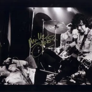 mick jones the clash signed 11x14 photo shanks autographs