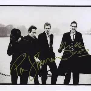 mick jones paul simonon the clash signed 11x14 photo shanks autographs