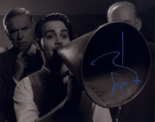 johnny depp signed ed wood