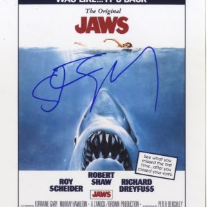 steven spielberg signed photo jaws beckett authentication