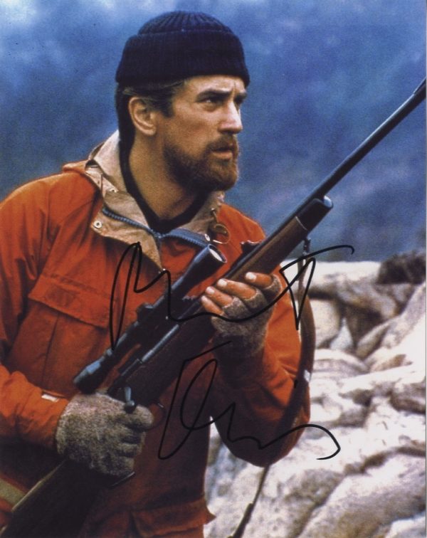 Robert de niro signed 8x10 photographs beckett certed shanks autographs deer hunter