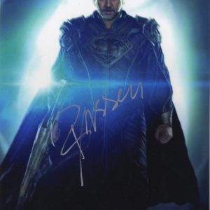 russell crowe signed Man Of Steel beckett shanks autographs