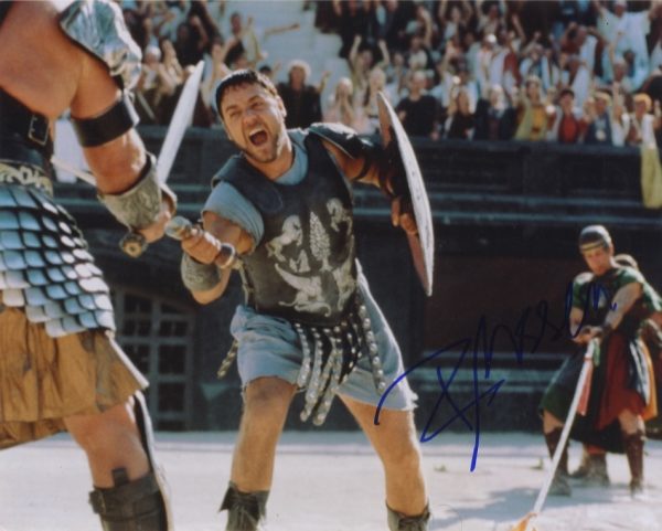 russell crowe signed Gladiator Shanks Autographs