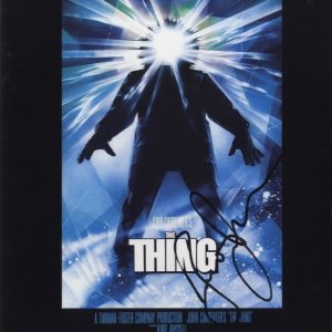 kurt russell signed the thing shanks autgographs