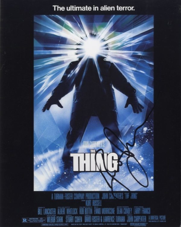 kurt russell signed the thing shanks autgographs