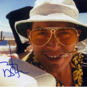 johnn depp signed 11x14 with beckett authentication fear and loathing