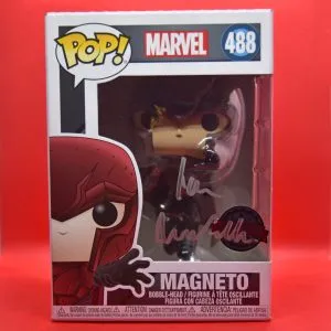 ian mckellen signed Magneto Funko Pop Figure