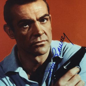 sean connery signed jsmes bond 8x10 with beckett authentication