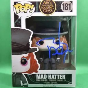 johnny depp signed pop funko mad hatter