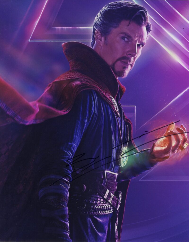 benedict cumberbatch signed Doctor Strange photo