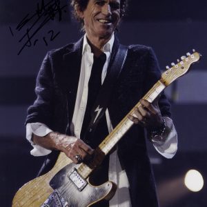 keith richards signed 12x16 photograph shanks autographs