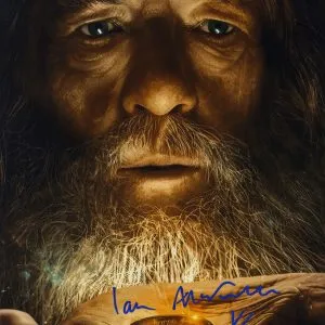 ian mckellen signed photo with beckett authentication. shanks autographs gandalf lord of the rings