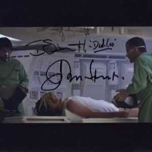 john hurt and tom skerritt signed Alien photo.shanks autograph