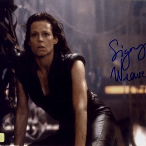 sigourney weaver signed alien photo beckett authenticated shanks autographs