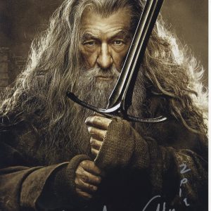 ian mckellen 11x14 signed photo with beckett authentication. shanks autographs gandalf lord of the rings