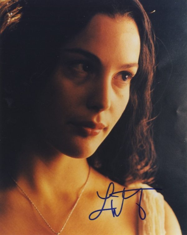 liv tyler signed lord of the rigns beckett authenticatio shanks autographs