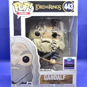 Ian Mckellen signed pop Funko shanks Autographs gandalf