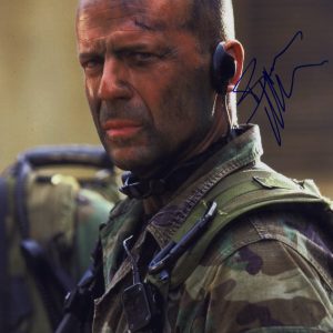 bruce willis signed photo beckett authenticated shanks autographs