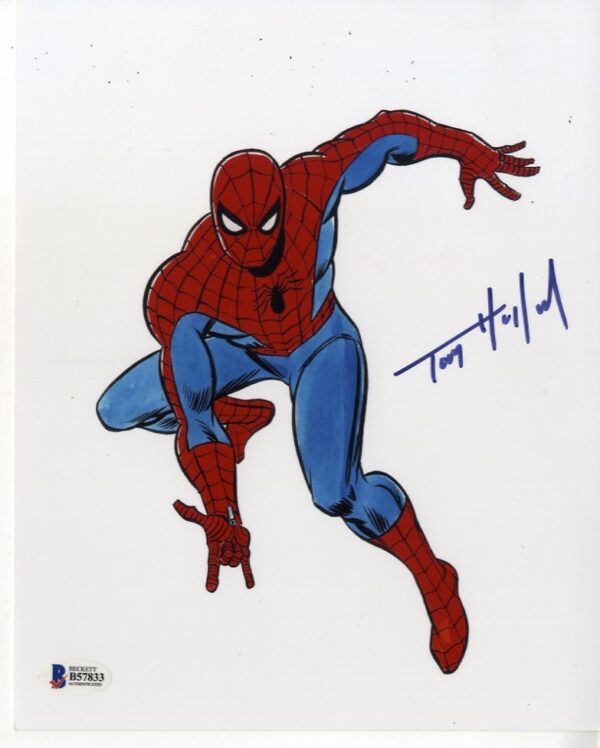 Tom Holland Signed 8x10 spiderman.shanks autographsmarvel