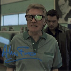 Alan Ford signed 8x10 photo.Shanks Autographs