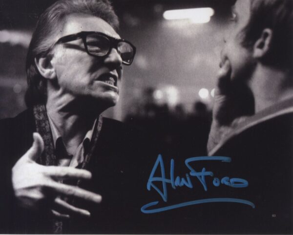 Alan Ford signed 8x10 photo.Shanks Autographs