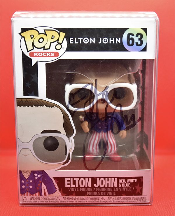 elton john signed funko pop shanks autographs