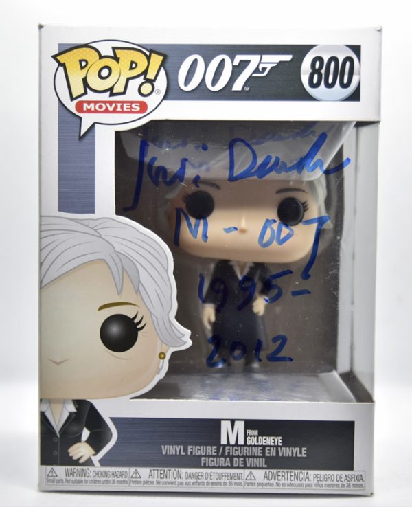 judi dench signed m pop funko