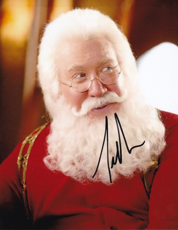 tim allen signed Santa 8x10 photo shanks autographs