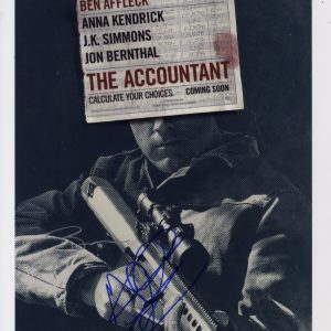 ben affleck and gavin o'connor signed the accountant photo
