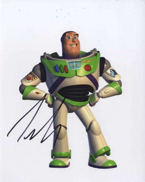 tim allen 8x10 toy story buzz lightyear signed photo