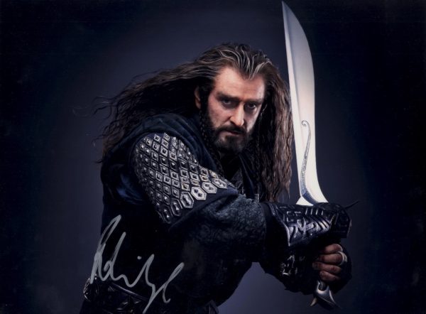 richard armitage signed the hobbit Thorin photo