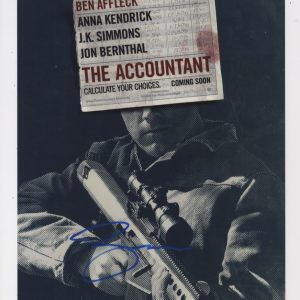 ben affleck signed the accountant photo