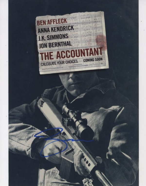 ben affleck signed the accountant photo