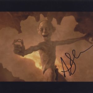 andy serkis signed gollum lord of the rings photo shanks autographs