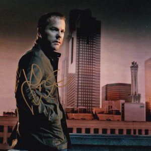 kiefer sutherland signed 24 'jack bauer' 8x10 photo. shanks autographs memorabilia