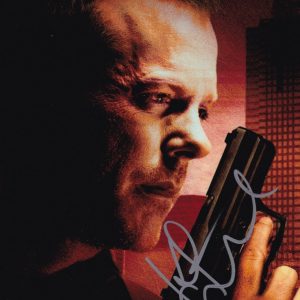 kiefer sutherland signed 24 'jack bauer' 8x10 photo. shanks autographs memorabilia