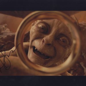 andy serkis 11x14 signed gollum lord of the rings photo shanks autographs