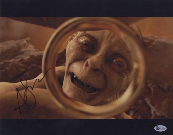 andy serkis 11x14 signed gollum lord of the rings photo shanks autographs