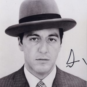 al pacino signed 8x10 godfather,scarface,heat photo shanks autographs