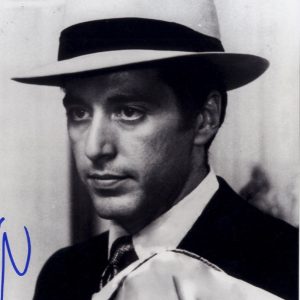 al pacino signed 8x10 godfather,scarface,heat photo shanks autographs