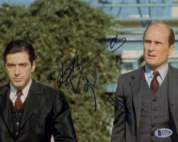 al pacino robert duvall signed 8x10 godfather,scarface,heat photo shanks autographs Beckett