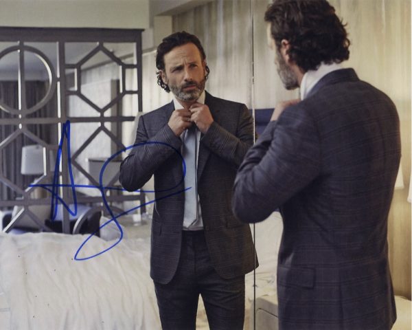 andrew lincoln 'rick grimes' signed The Walking dead photo Shanks Autographs